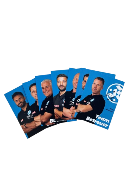 Autogrammkarten-Set mit Unterschriften Saison 2025/2026