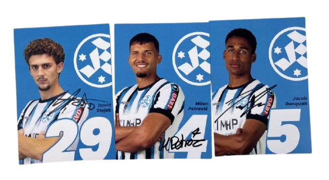 Autogrammkarten-Set mit Unterschriften Saison 2025/2026