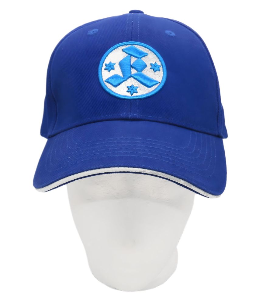 Cap blau 3D-Kickers-Logo cyan (rundes Schild)