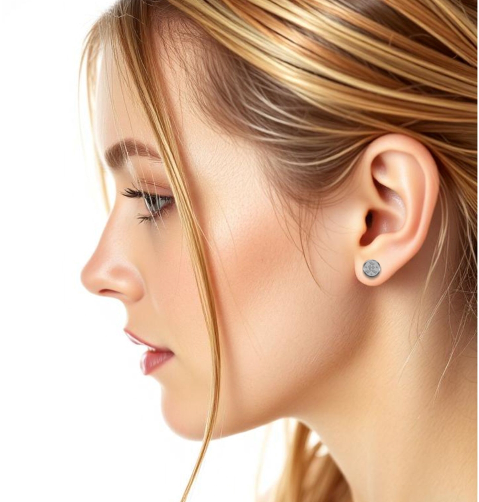 Ohrstecker rund (Paar)