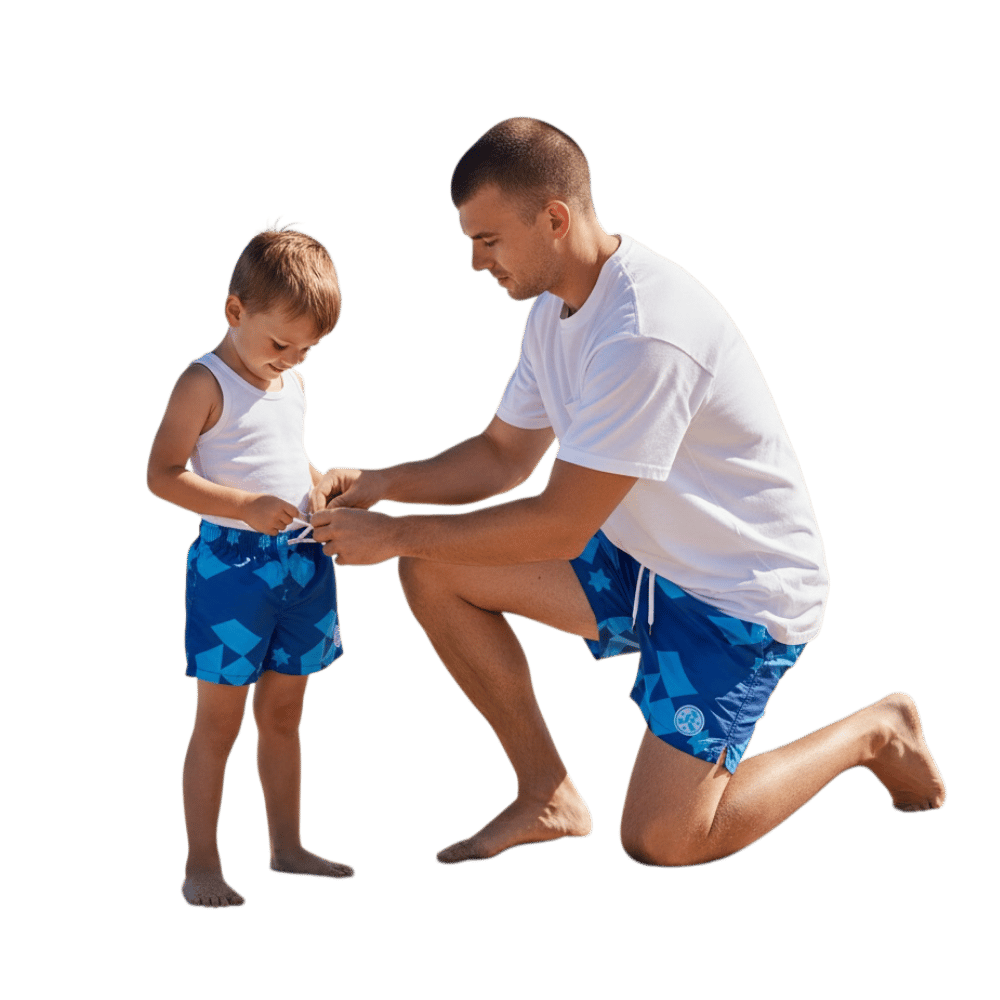 Badeshorts LOGO Kinder-Größen