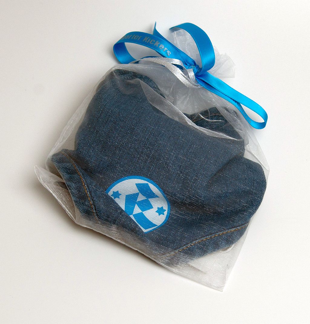 Baby-Halstuch Jeans mit Logo