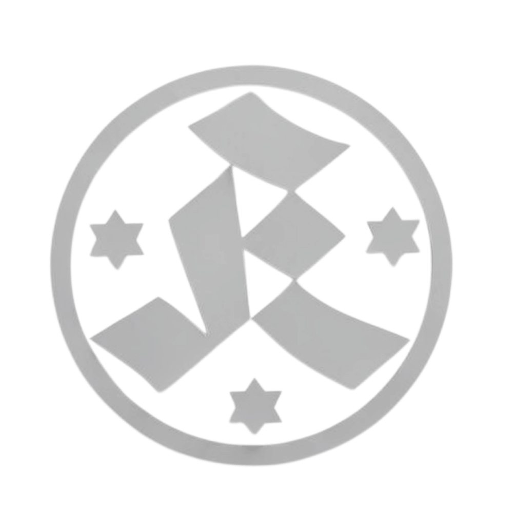 Aufkleber „Kickers-Logo“ transparent silber