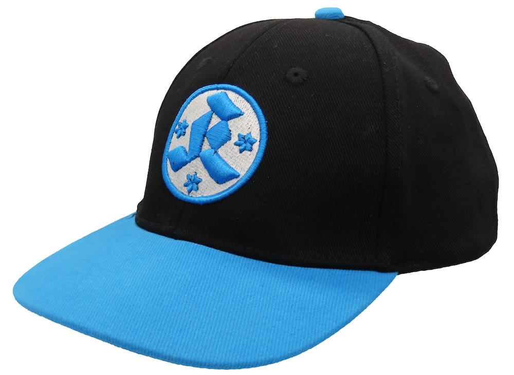 Kids Cap 3D-Logo schwarz-blau